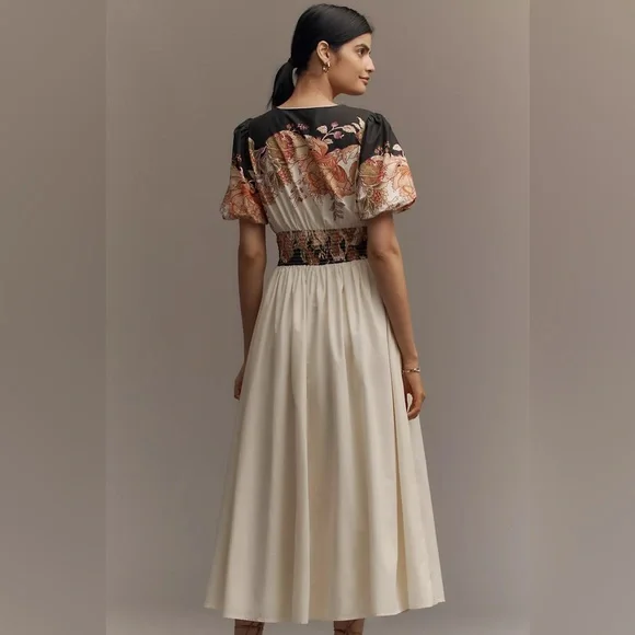 Anthropologie Katerina Button-Front Dress Sz M NWT - Picture 2 of 6